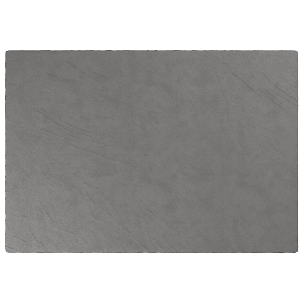 VidaXL Couverture lestée avec housse 137x200 cm 10 kg tissu couleur crème clair