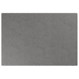 VidaXL Couverture lestée avec housse 135x200 cm 10 kg tissu gris