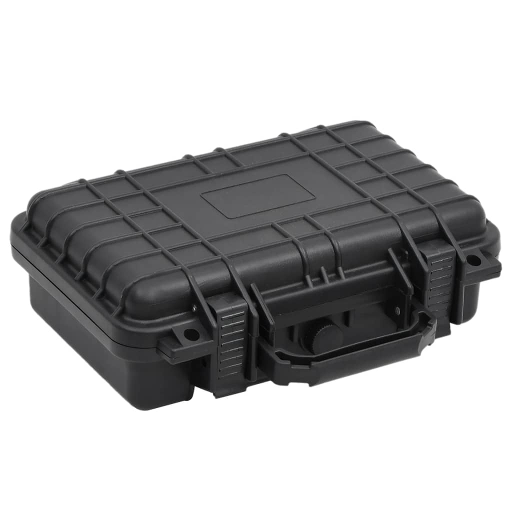 Vidaxl Flightcase prenosni 30x22x10 cm pp črna