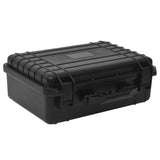 Vidaxl flightcase draagbaar 47x36x18 cm pp zwart