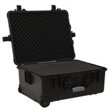 Vidaxl Flightcase on Wheels 58x45x27 cm pp negro