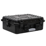 Vidaxl FlightCase portable 52x40x19 cm pp noir