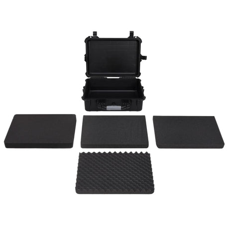 Vidaxl FlightCase portable 52x40x19 cm pp noir