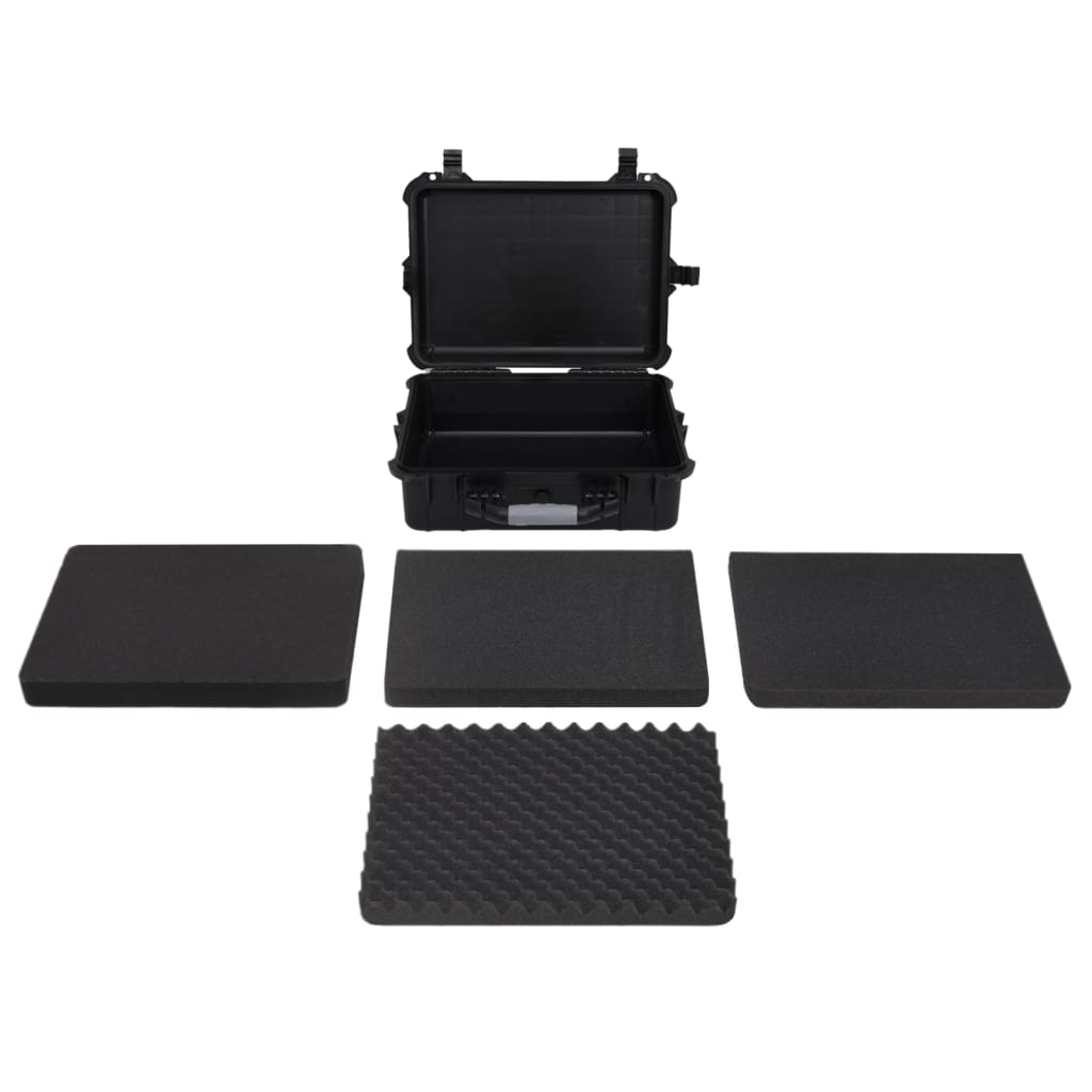 Vidaxl Flightcase Portable 52x40x19 cm pp Black