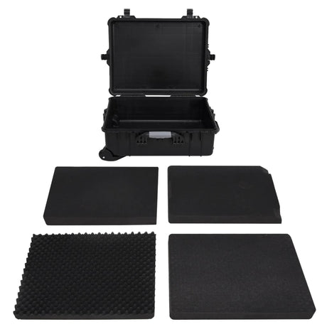 Vidaxx flight case sur roulettes 63x50x23 cm pp noir