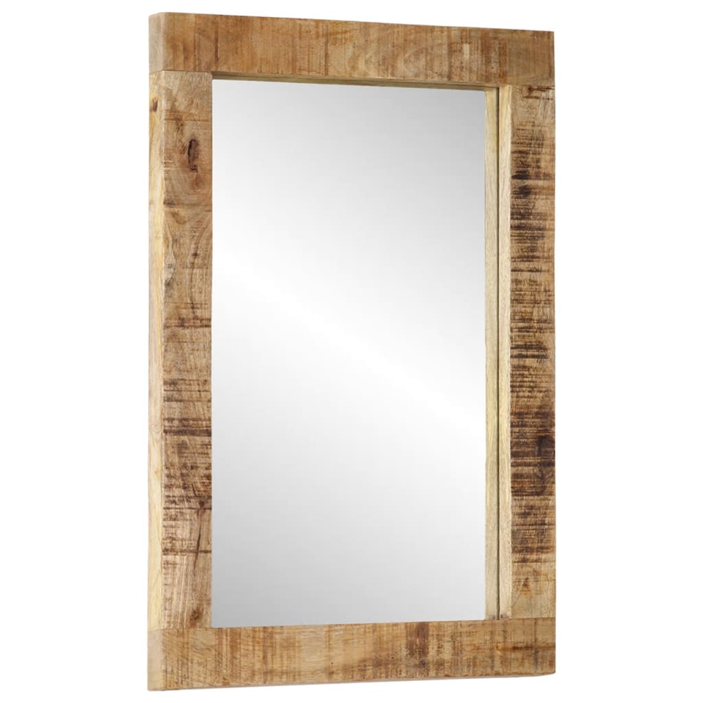 Vidaxl Mirror 70x50 cm Solid mango wood and glass