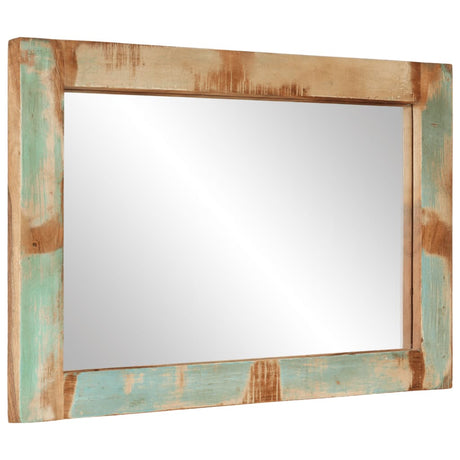Miroir Vidaxx 70x50 cm bois massif recyclé et verre