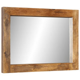 Vidaxl Mirror 70x50 cm Solid mango wood and glass