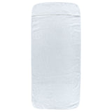 VidaXL serviettes de plage 2 pcs 400 g m² 60x135 cm tissu blanc