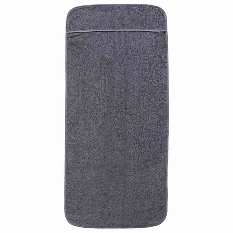 Vidaxx serviettes de plage 2 pcs 400 g m² 60x135 cm tissu anthracite