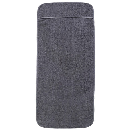 Vidaxx serviettes de plage 2 pcs 400 g m² 75x200 cm tissu anthracite