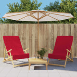 VidaXL serviettes de plage 2 pcs 400 g m² 60x135 cm tissu rouge bordeaux