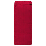 VidaXL serviettes de plage 2 pcs 400 g m² 75x200 cm tissu rouge bordeaux