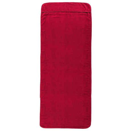 VidaXL serviettes de plage 2 pcs 400 g m² 75x200 cm tissu rouge bordeaux