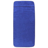 VidaXL serviettes de plage 2 pcs 400 g m² 60x135 cm tissu bleu royal