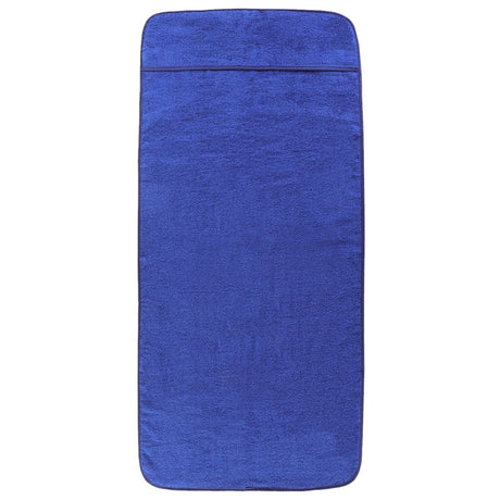 VidaXL serviettes de plage 2 pcs 400 g m² 75x200 cm tissu bleu royal