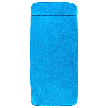 Vidaxx serviettes de plage 2 pcs 400 g m² 75x200 cm tissu turquoise