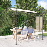 Auvent VidaXL 2x2,3 m 180 g m² tissu et acier crème