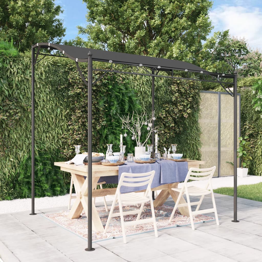 Auvent VidaXL 2x2,3 m 180 g m² tissu et acier anthracite