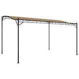 Store Vidaxx 4x3 m 180 g m² tissu et acier taupe