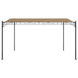 Store Vidaxx 4x3 m 180 g m² tissu et acier taupe
