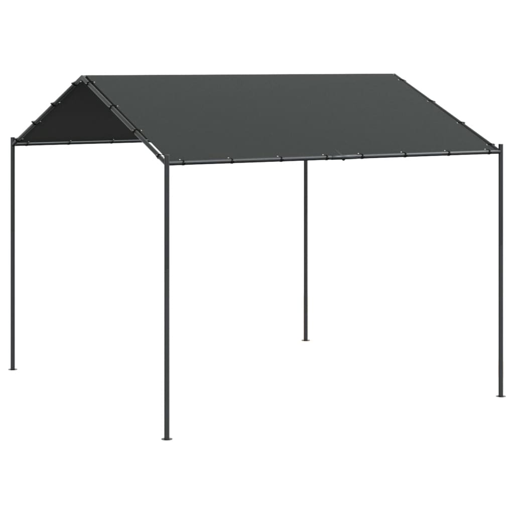 Pavillon de jardin Vidaxl 3x3 m acier et tissu anthracite