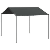 Pavillon de jardin Vidaxl 3x3 m acier et tissu anthracite