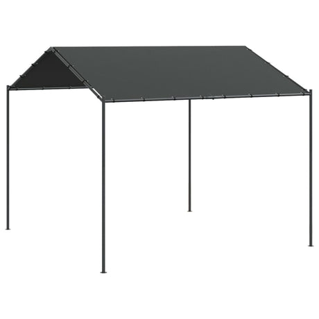 Pavillon de jardin Vidaxl 3x3 m acier et tissu anthracite