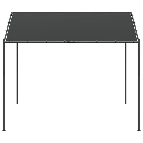 Pavillon de jardin Vidaxl 3x3 m acier et tissu anthracite
