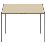 Vidaxxl pavillon de jardin 3x3 m acier et tissu beige