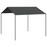 Pavillon de jardin Vidaxl 4x4 m acier et tissu anthracite