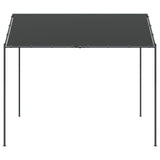 Pavillon de jardin Vidaxl 4x4 m acier et tissu anthracite