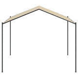 Vidaxl Garden Pavilion 4x4 m de acero y tela beige