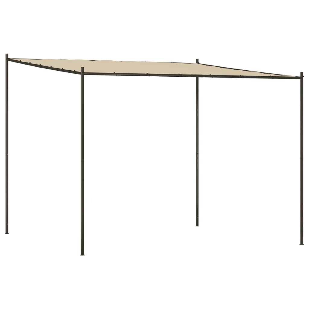 Tonnelle Vidaxx 3x3 m 180 g m² tissu et acier beige