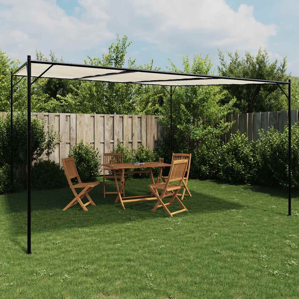 Tonnelle Vidaxx 4x4 m 180 g m² tissu et acier blanc