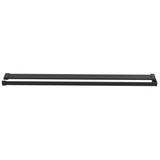 Douche vidaxl pour promenade - mur de douche 100 cm en aluminium noir