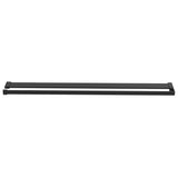 Vidaxl Shower For Walk -En Ducha Pared 115 cm Negro de aluminio