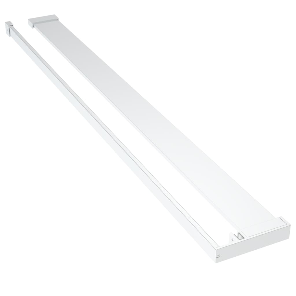 Vidaxx étagère murale pour paroi de douche à l'italienne 100 cm aluminium chromé
