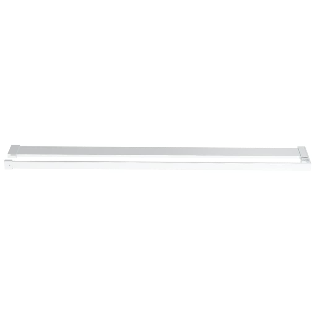 Vidaxx étagère murale pour paroi de douche à l'italienne 100 cm aluminium chromé