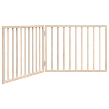 Vidaxx barrière pour chien pliable 2 panneaux 160 cm bois de peuplier