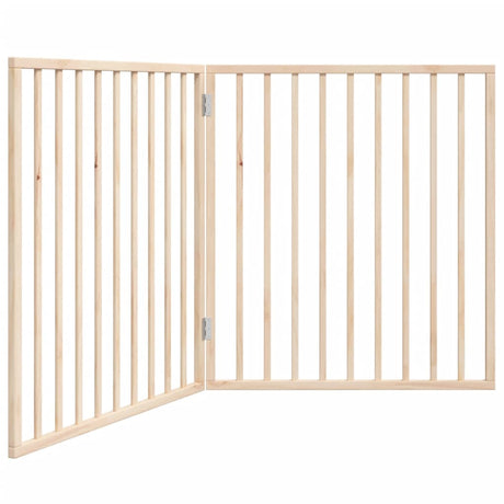 Vidaxx barrière pour chien pliable 2 panneaux 160 cm bois de peuplier