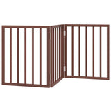 Vidaxl barrière pour chien pliable 3 panneaux 150 cm bois de peuplier marron