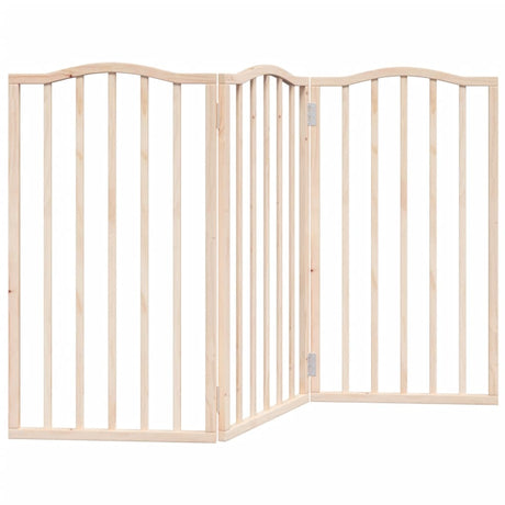 Vidaxx barrière pour chien pliable 3 panneaux 150 cm bois de peuplier