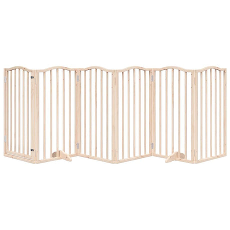 Vidaxx barrière pour chien pliable 6 panneaux 300 cm bois de peuplier