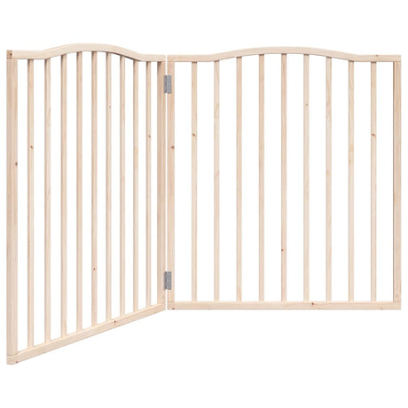 Vidaxx barrière pour chien pliable 2 panneaux 160 cm bois de peuplier