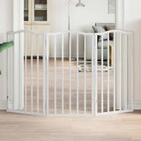 Vidaxx barrière pour chien pliable 3 panneaux 150 cm bois de peuplier blanc