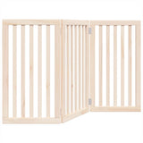 Vidaxx barrière pour chien pliable 3 panneaux 150 cm bois de peuplier