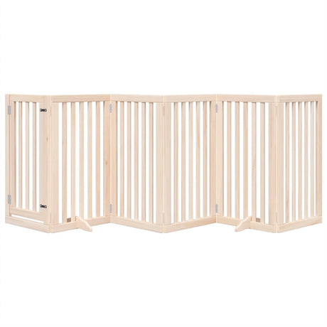 Vidaxx barrière pour chien pliable 6 panneaux 300 cm bois de peuplier