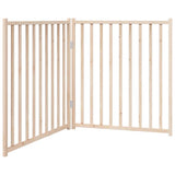 Vidaxl barrière pour chien pliable 2 panneaux 160 cm bois de pin massif