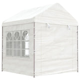 Tonnelle Vidaxx avec toit 2,28x2,23x2,69 m polyéthylène blanc